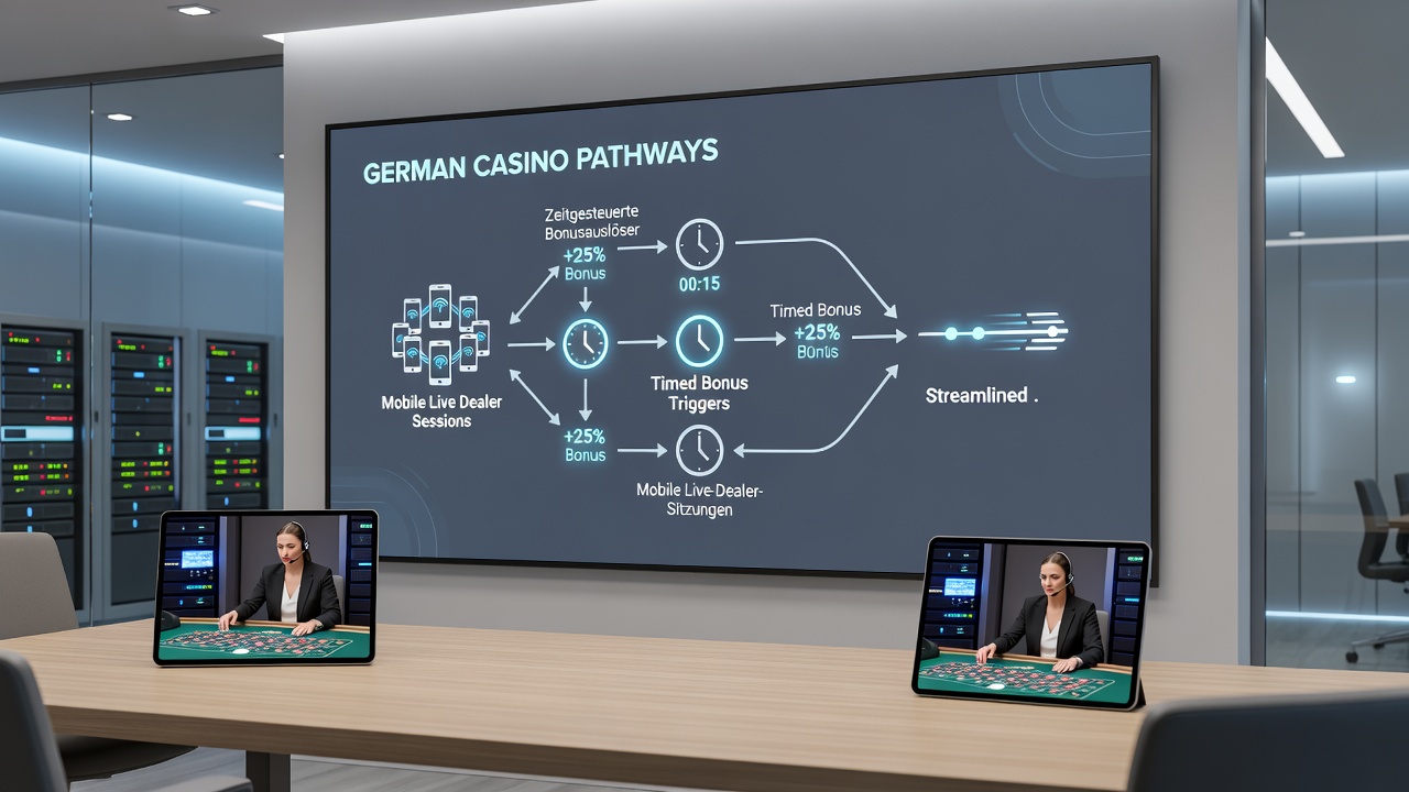 Darstellung der VIP-Belohnungsstufen und deren Verbindung zu mobilen Live-Dealer-Sitzungen