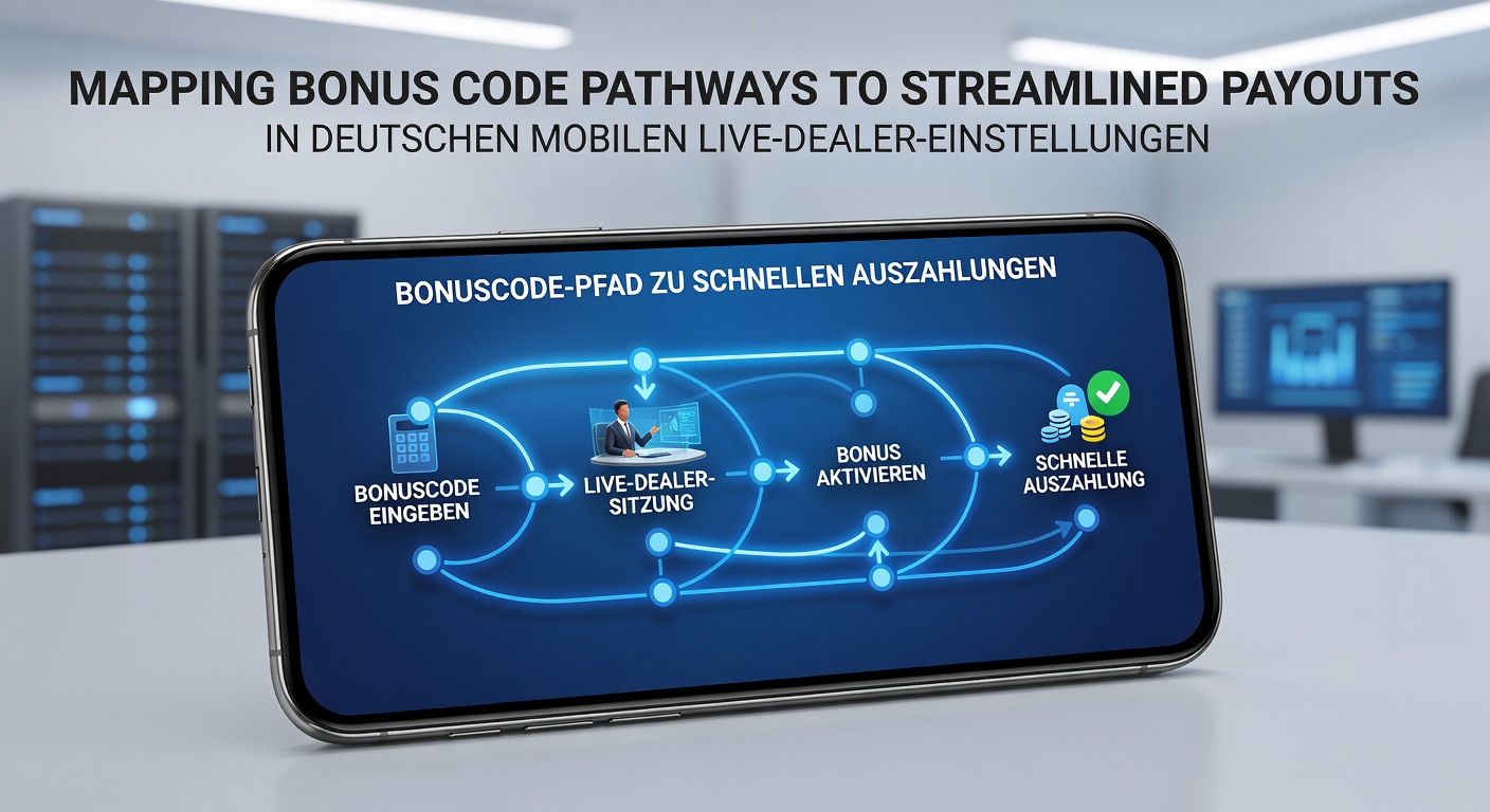 Darstellung von Bonuscode-Pfaden und Auszahlungsprozessen in mobilen Live-Dealer-Casinos