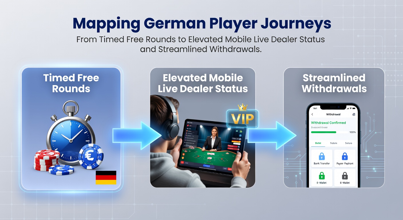 Visualisierung der Spielerreise von Freirunden zu VIP-Status in deutschen mobilen Casinos