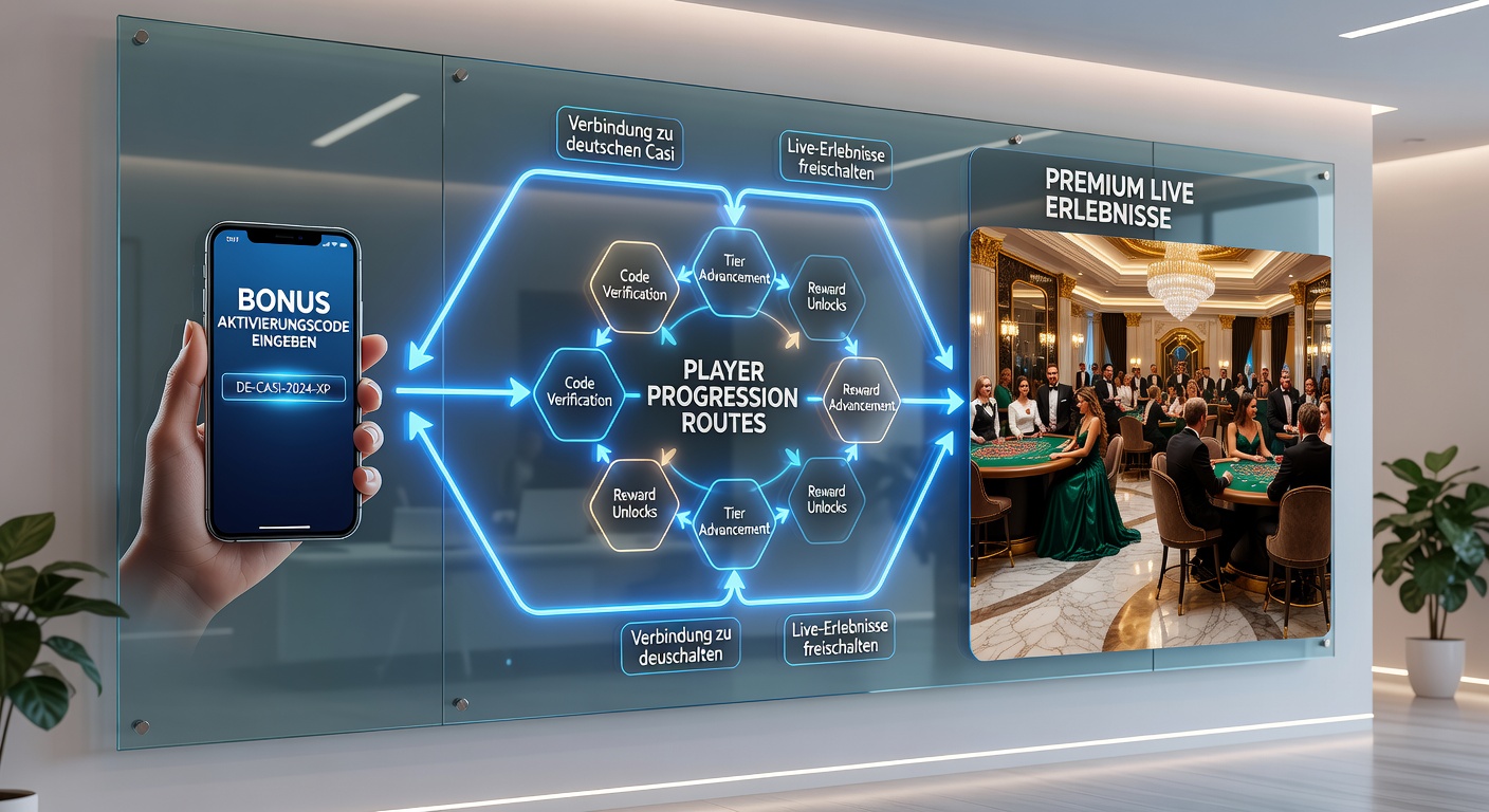 Mobile Casino-App mit Live-Dealer und Fortschrittsanzeige für Bonus-Codes