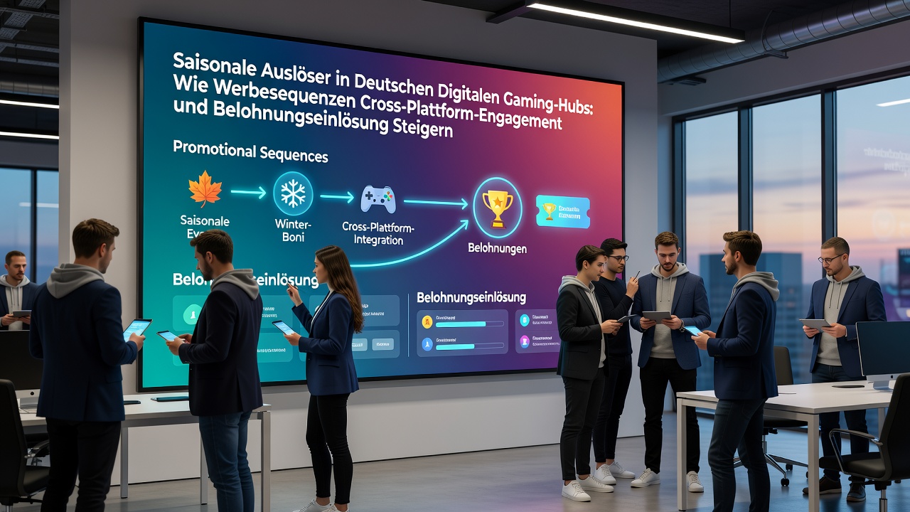 Saisonale Promotionen in deutschen Gaming-Hubs verbinden verschiedene Plattformen und fördern Engagement