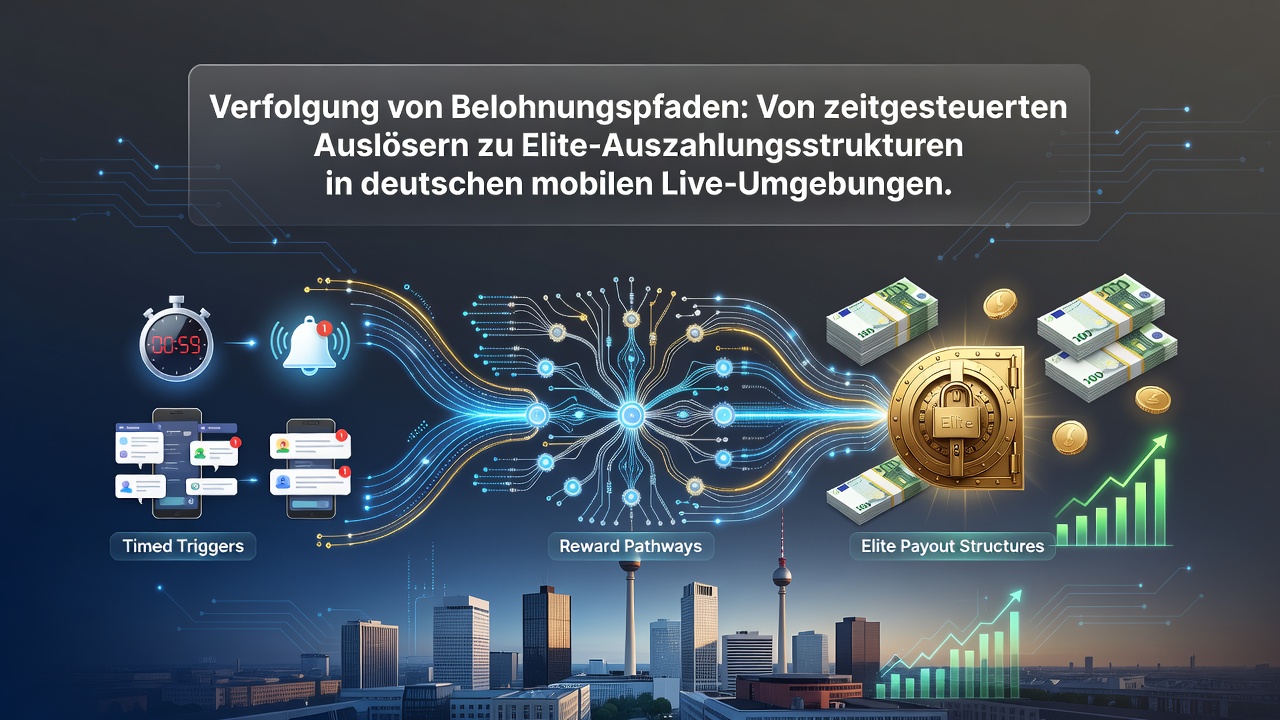 Übersicht über Belohnungspfade in mobilen Live-Casinos mit zeitgesteuerten Triggern und VIP-Strukturen